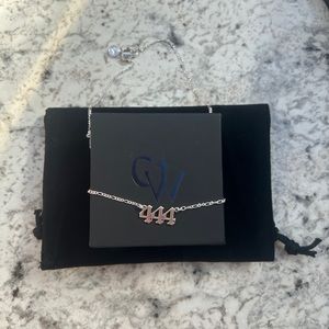 Child of Wild Angel Energy necklace in silver 16 inches angel numbers